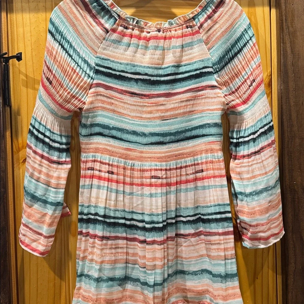 Spense Multicolor Striped Blouse medium - Picture 4 of 5